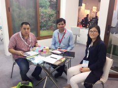 炫坤耐材參加印度展會留影